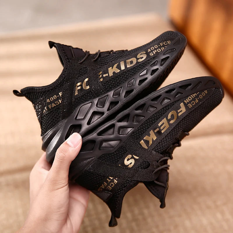 Kids Sport Shoes Fashion Sneakers for Kids Boys Girls Boys School Running Shoes Breathable Tenis Winter Lace Up 5-15 Years