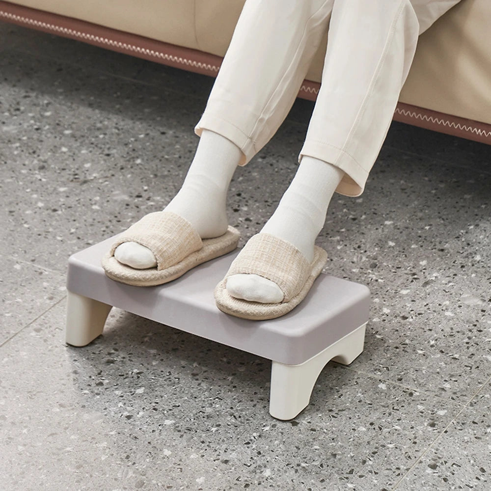 Reposapiés para Debajo del Escritorio Reposapiés Ergonómico para Oficina en Casa, Trabajo, Sala de Estar, Dormitorio