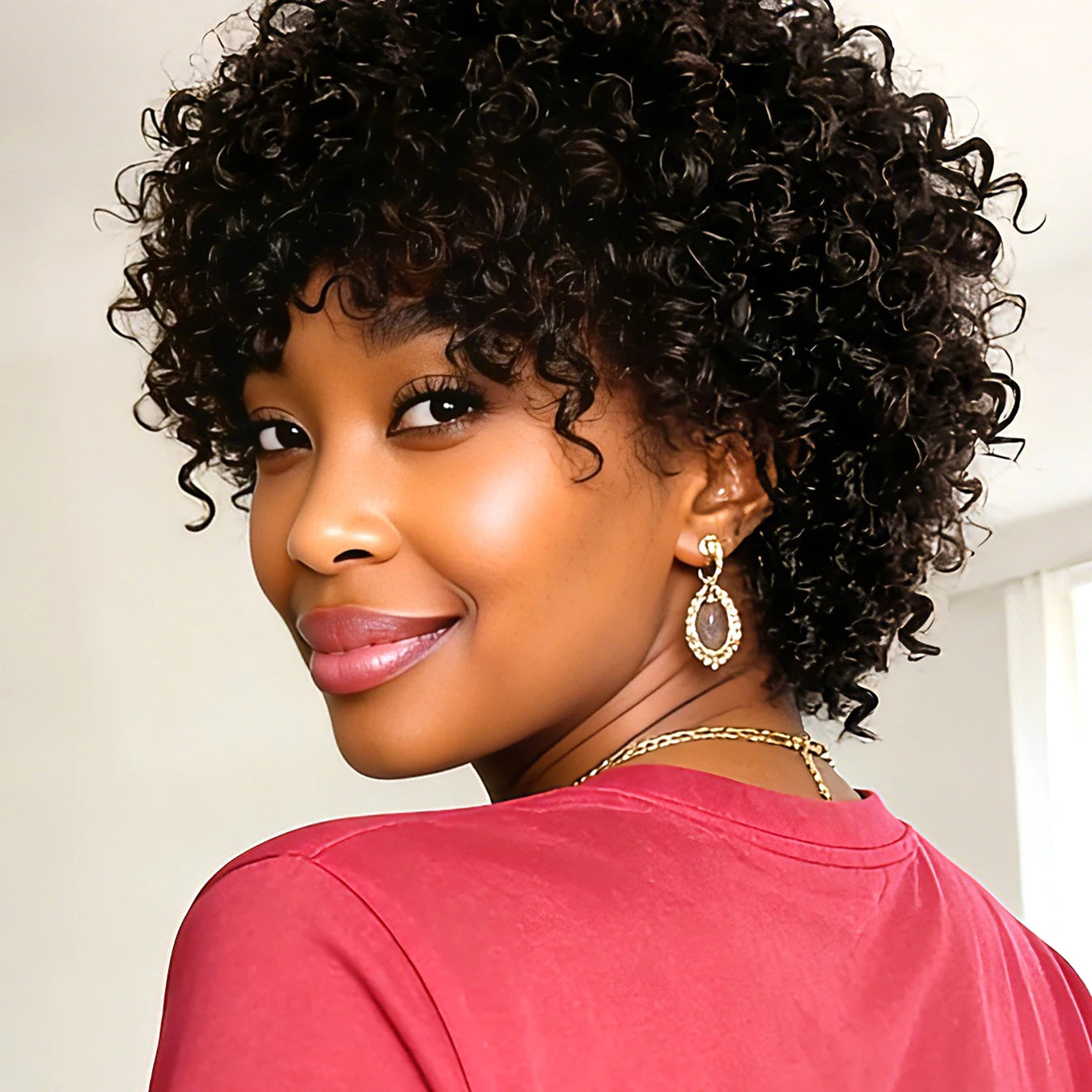 Fluffy Afro Pixie Wig