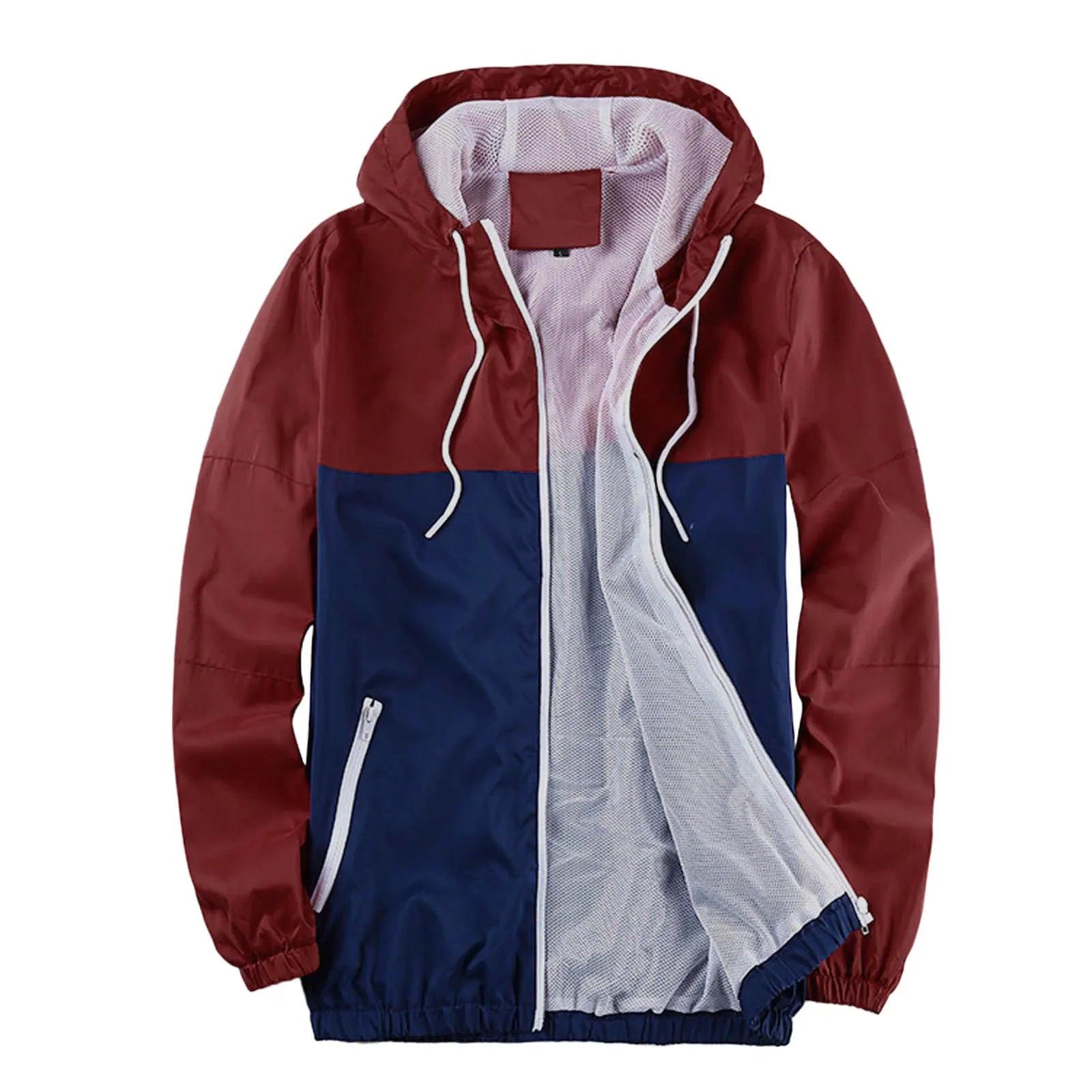 Chaqueta para hombre impermeable cálida rompevientos Ropa de hombre Primavera Otoño Camuflaje Patchwork Chaquetas