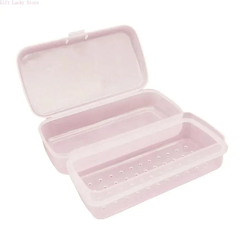 Nail Art Tools Sterilizer Tray, Disinfection Pedicure Manicure Tools Box, Salon Tools