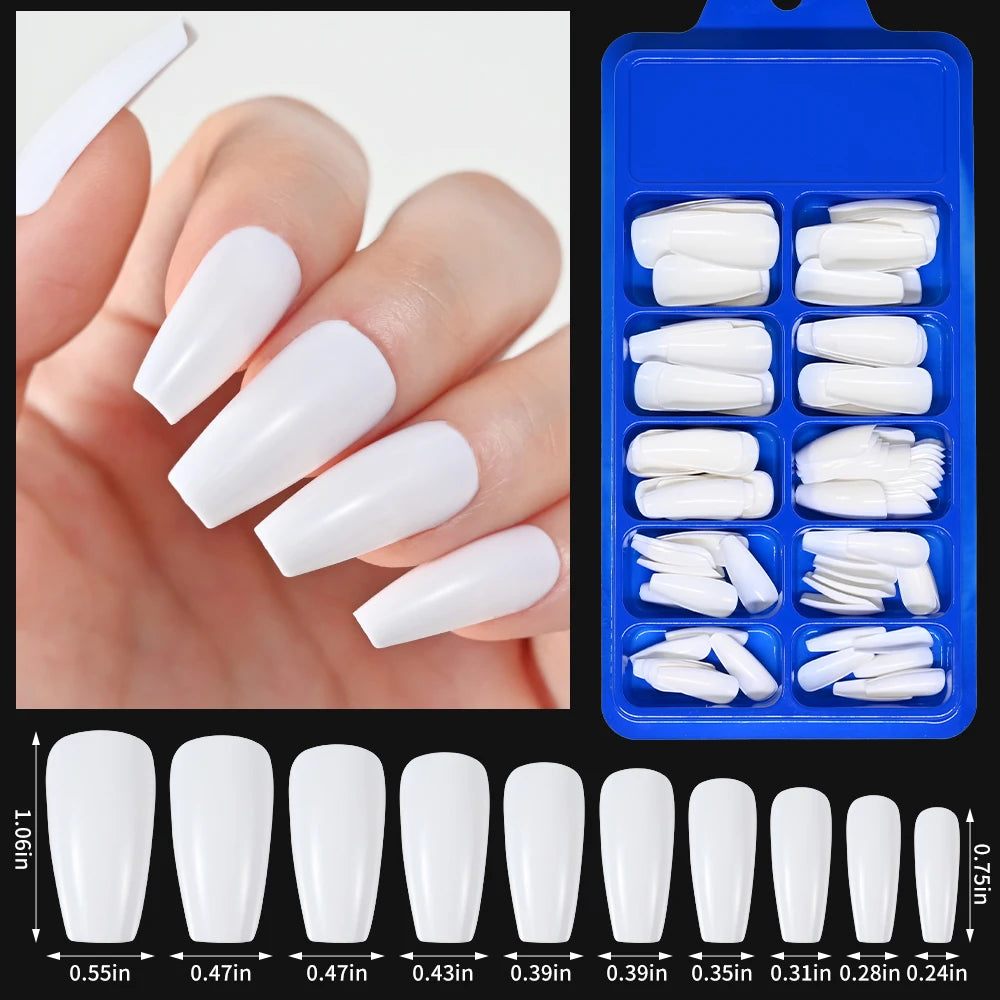 150/100/24Pcs Pink Matte French Press On Nail Tips Soft Full Cover Fake Nails Oval Almond False Nails Natural Extension Manicure