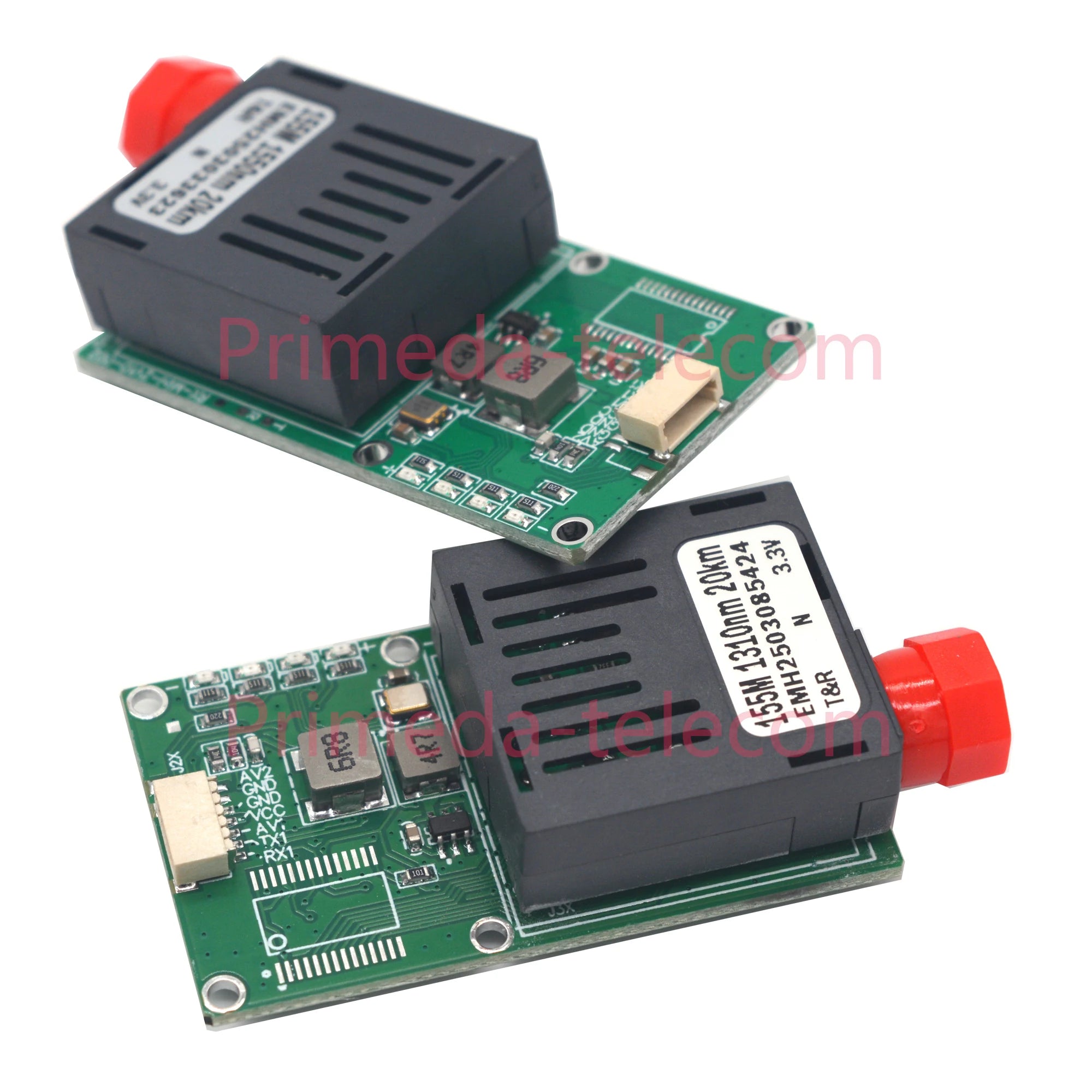 Optical fiber transmitters optical fiber converters for drones signal converters 1 Analog Video with 1 TTL over Fiber optic 20Km