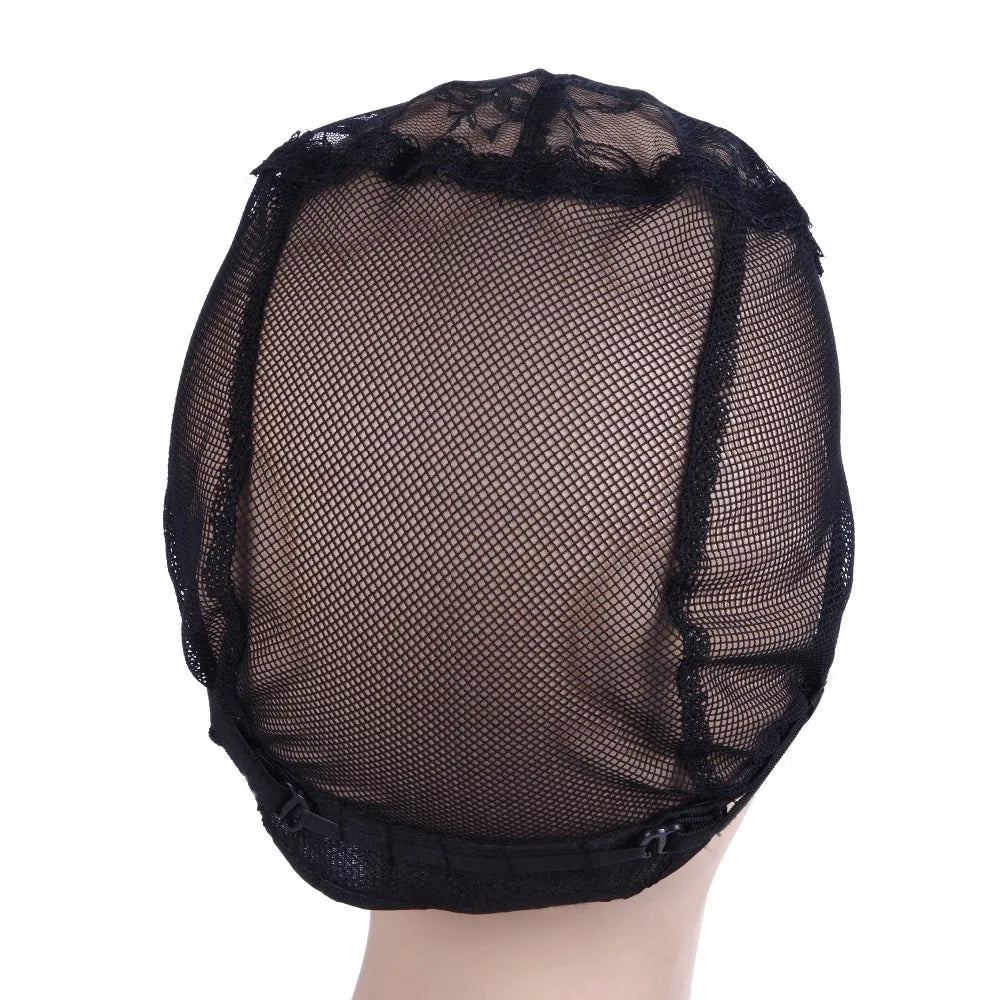 Wig Cap for Making Wigs With Adjustable Strap on The Back Weaving Cap Size Glueless Good Quality Hair Net Black