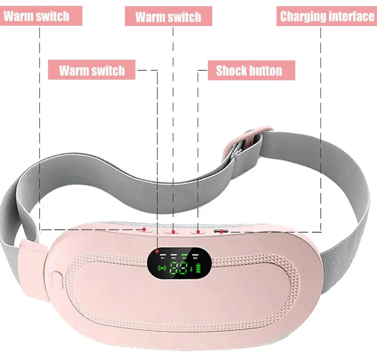 Portable Heating Massage Belt