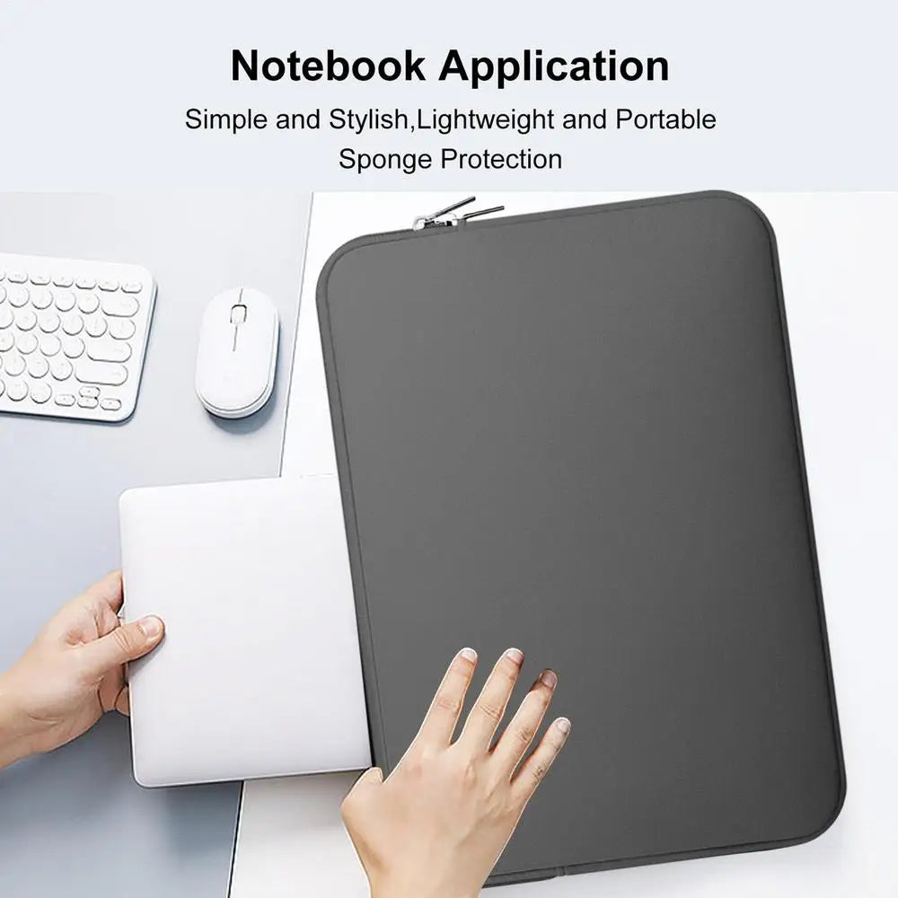 Laptop-veske, bærbar PC-beskytter, nettbrettveske, myk laptopveske, 12 13 14 15 tommers bærbar PC-veske