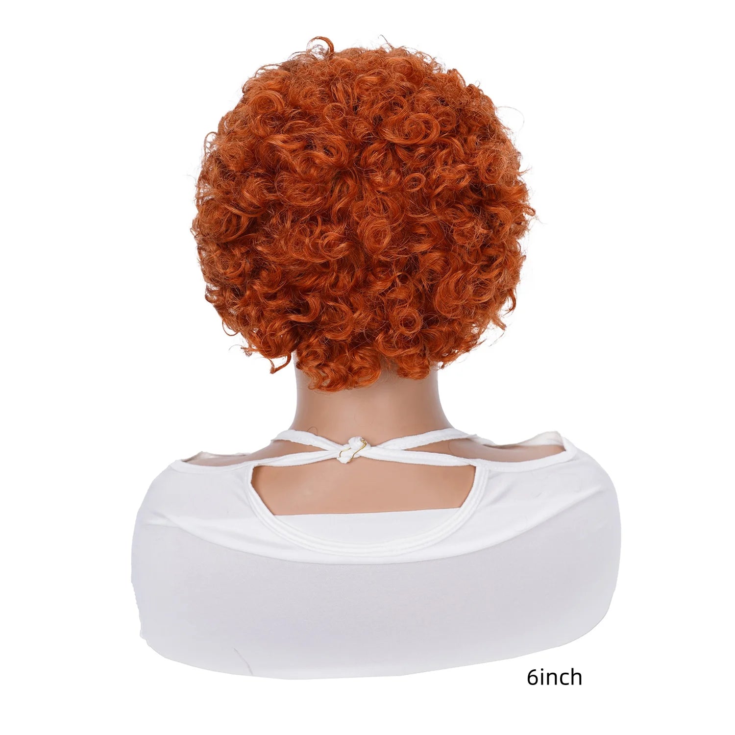 Ginger Curly Pixie Bob Wig