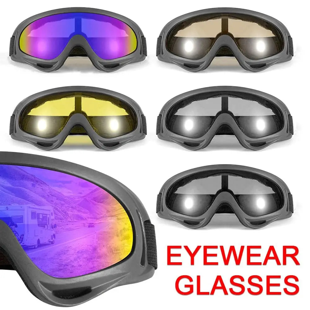Lunettes de protection d'hiver, coupe-vent, anti-poussiĂšre, pour sports de plein air, snowboard, moto, cyclisme, ski