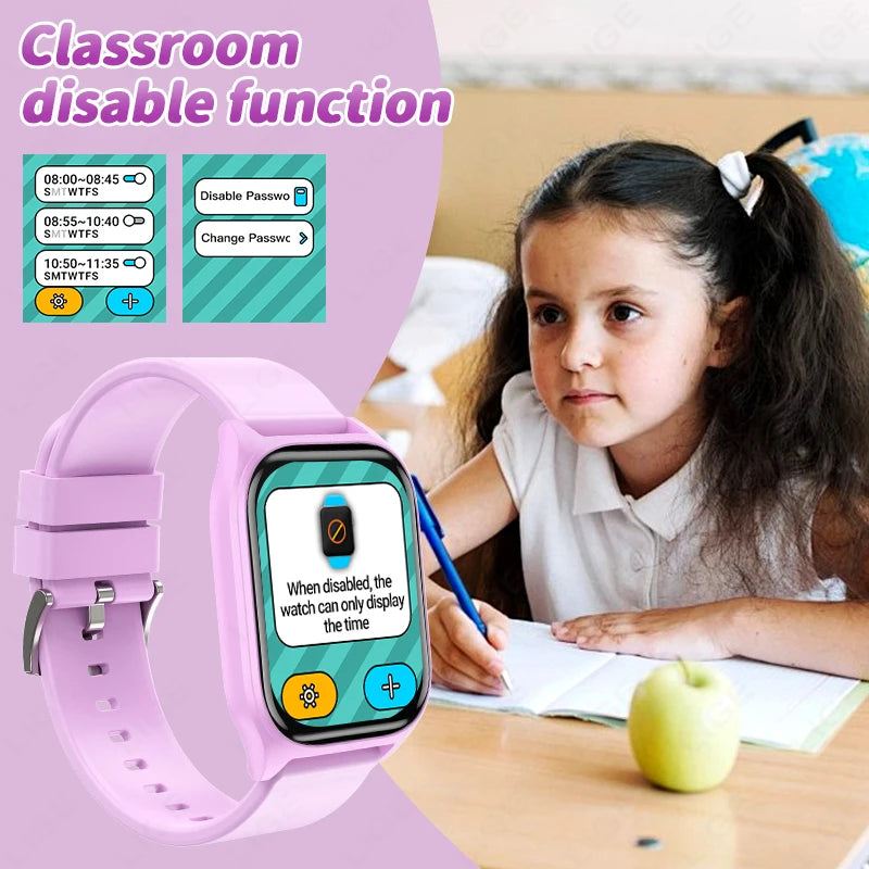 Kids Smart Watch Girls Boys SmartWatch for Kids Smartwatch Gifts for 4-15 Years Old Sports Pedometer Birthday Gift for Children