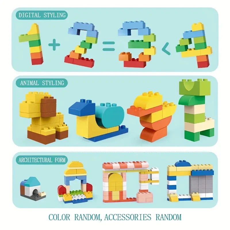 Juguetes de bloques de construcción DIY para niños, juego de bloques de construcción clásicos urbanos, juguetes educativos de ensamblaje para niños y niñas, regalo de Navidad, 200 piezas