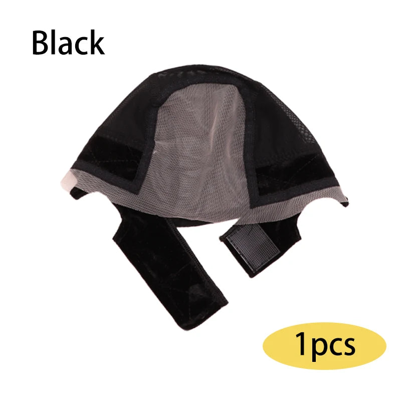 1-3 Gorros de Peluca de Encaje Antideslizantes, 4x5, Invisibles, con Parte en U, Sin Pegamento, con Diadema, Malla para Sujetar Pelucas, Banda Ancha