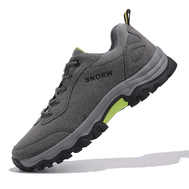 Zapatillas de senderismo para hombre, botas de montaña para exteriores, calzado de escalada antideslizante, zapatos de trekking, botas de goma tácticas de caza para caminar