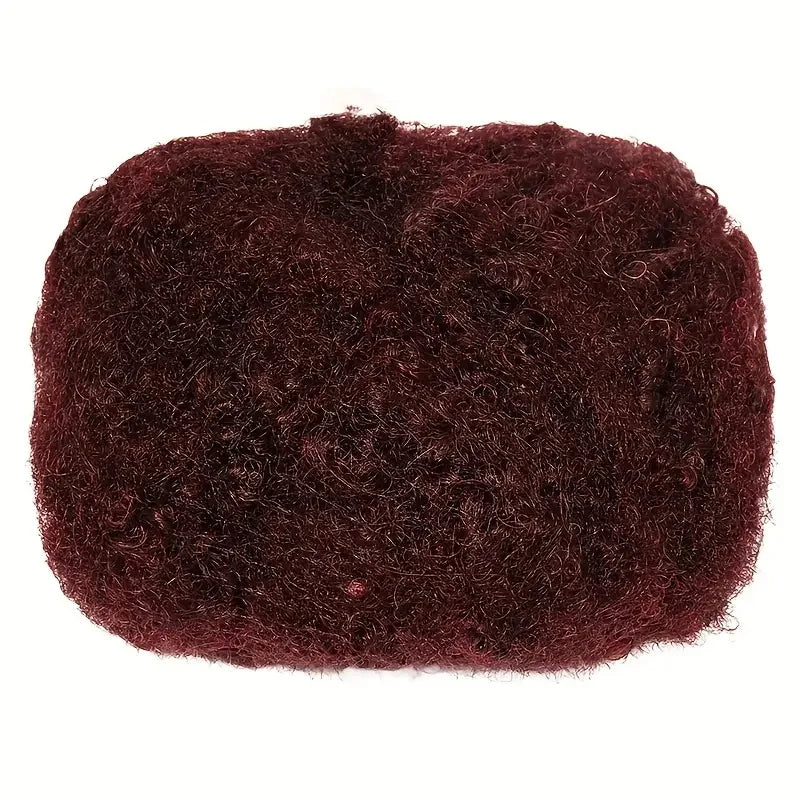 Extensions de dreadlocks 100 % naturelles, cheveux crépus bouclés afro, 1 lot de 35 g/pièce, tresses brésiliennes Remy