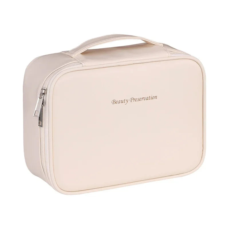 Nuevo neceser de cosméticos para mujer, bolso portátil, bolsa de almacenamiento de gran capacidad, neceser de lujo, organizador de viaje, esenciales, neceser de aseo