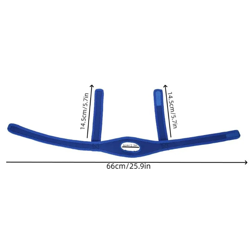 Nueva correa antironquidos de neopreno, cinturón antironquidos, solución para la apnea de la mandíbula, soporte para dormir, cinturón para la apnea, herramienta ajustable para el cuidado del sueño