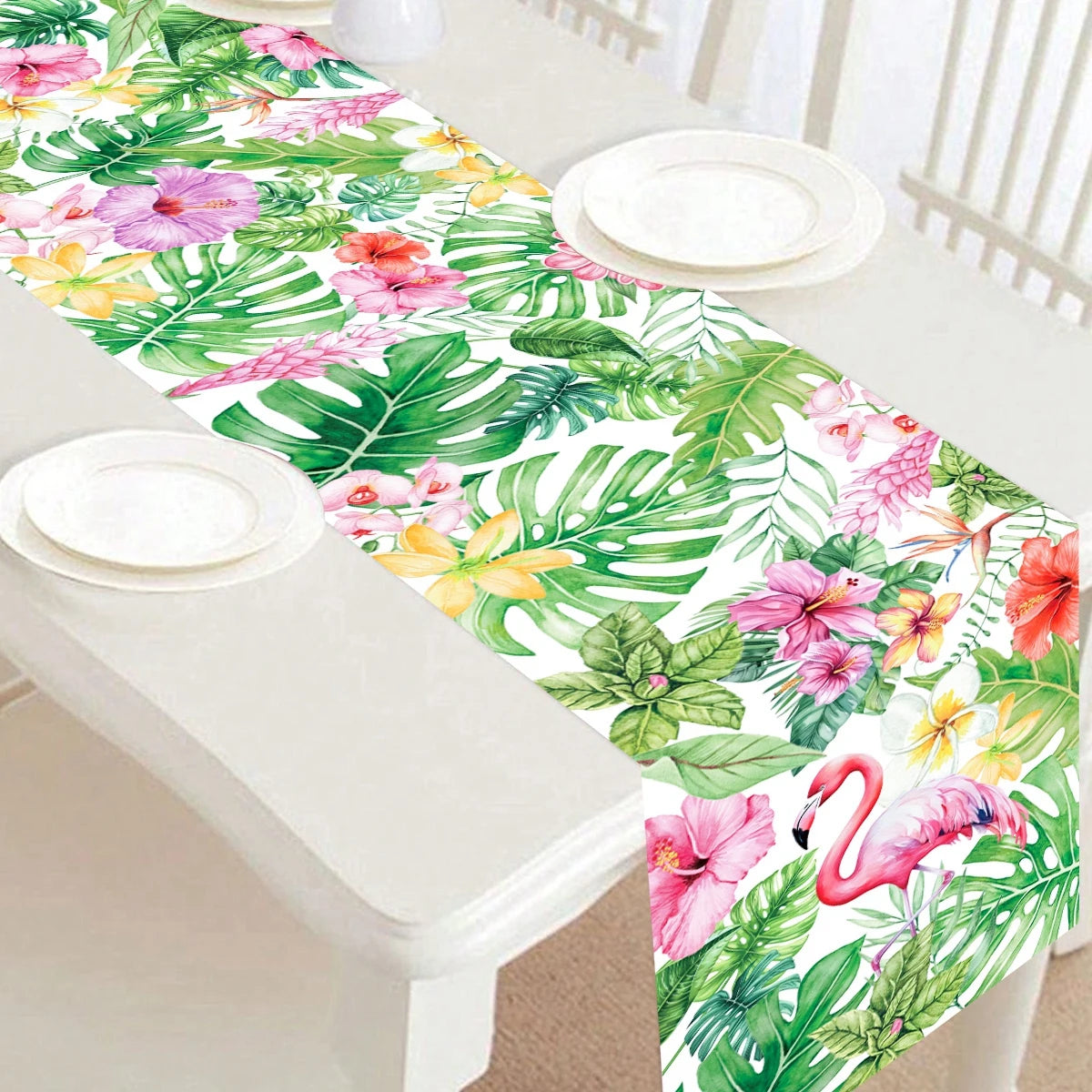 Chemin de table guirlande hawaïenne Hawaii Luau Tropical Party Decor Kids Favors Vaisselle ALOHA Summer Beach Birthday Party Supplies