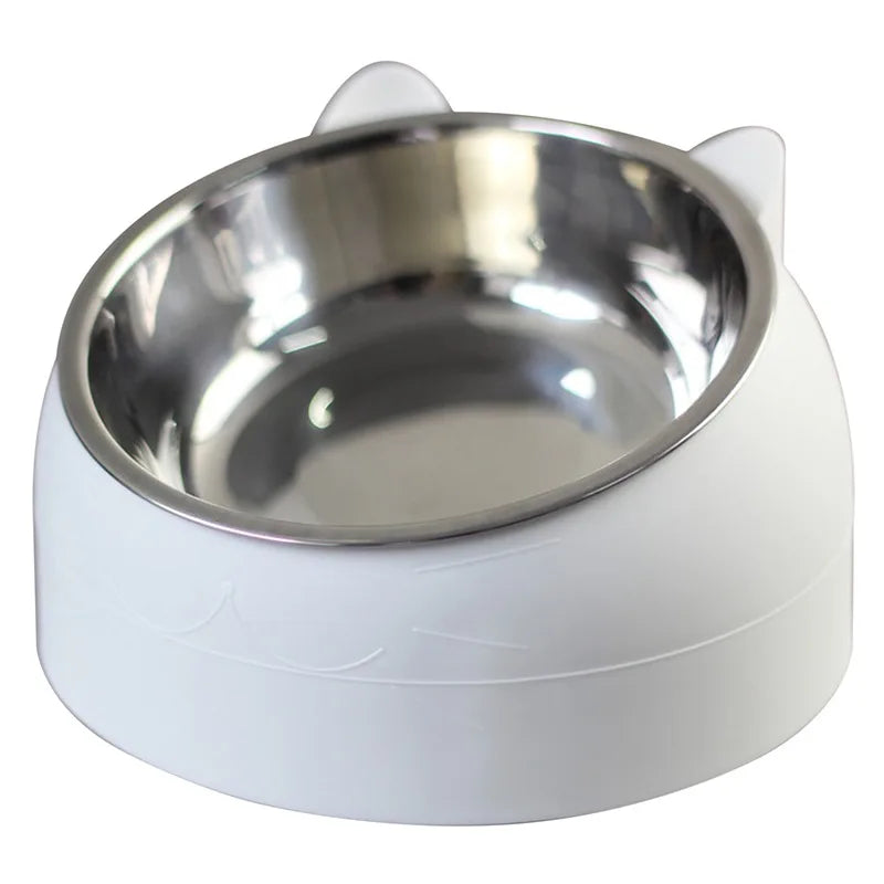 Pet Bowls Dog Food Water Feeder Stainless Steel Pet Drinking Dish Feeder Cat Puppy Feeding Supplies Small Dog Accessories