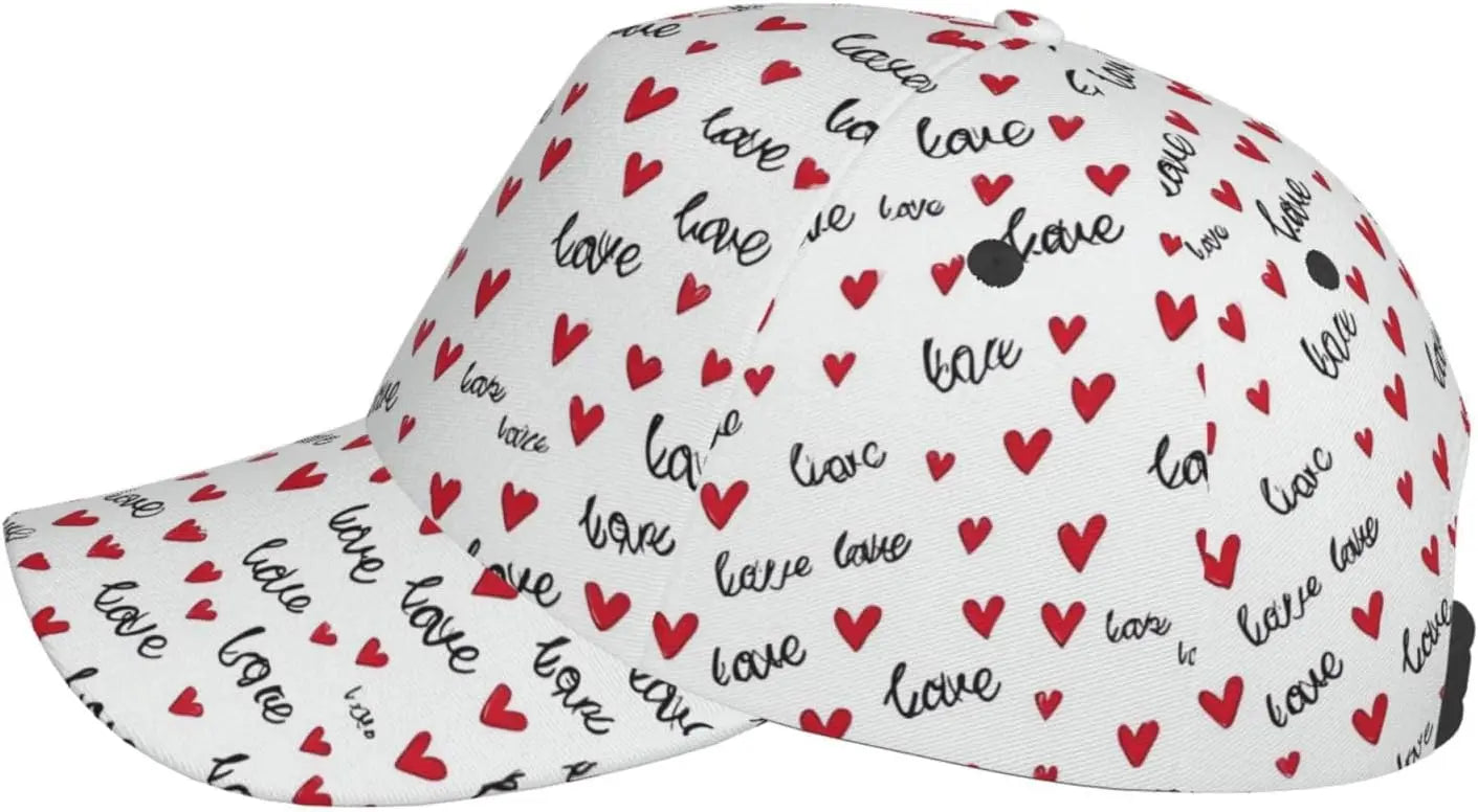 Gorra de béisbol de corazón