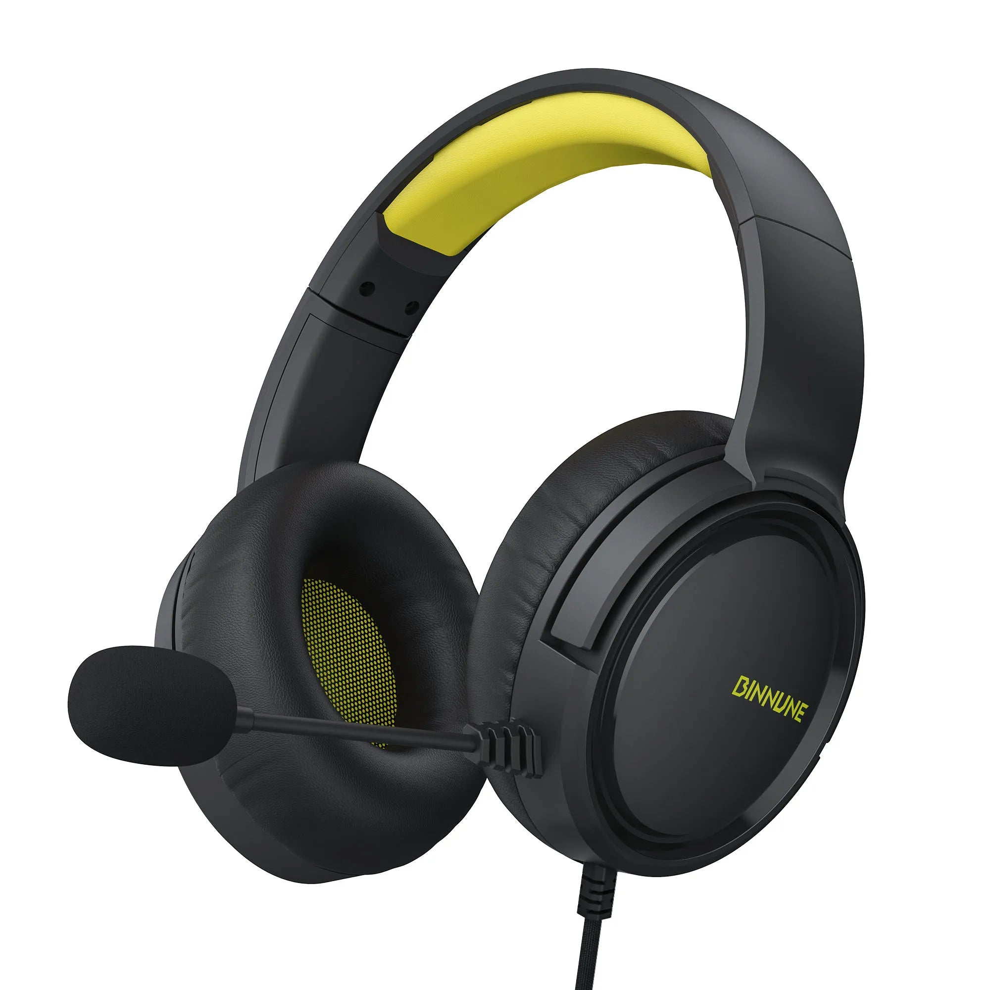 Auriculares gaming BINNUNE con micrófono para PS4 PS5 Xbox Series X|S Xbox One PC Switch Auriculares gaming con cable para Playstation 5 Xbox 1