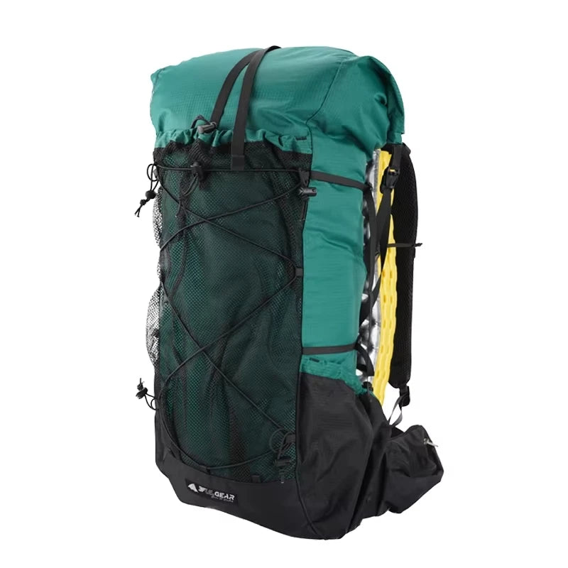 Sac à dos de randonnée léger et imperméable 3F UL Gear 40 + 16 L, pour camping, voyage, escalade, trekking, avec sangle réglable