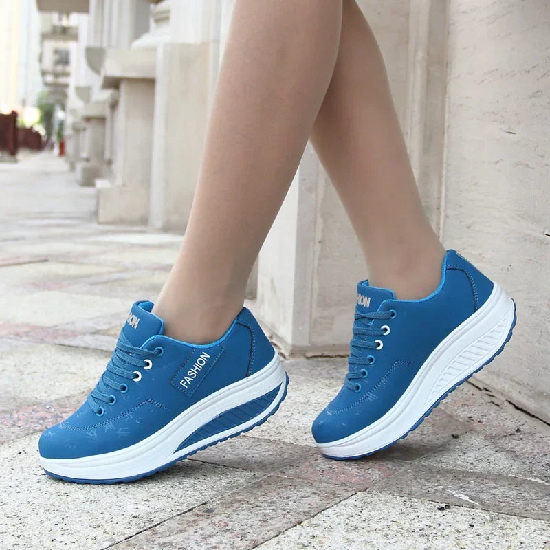 Zapatillas casual de plataforma para mujer
