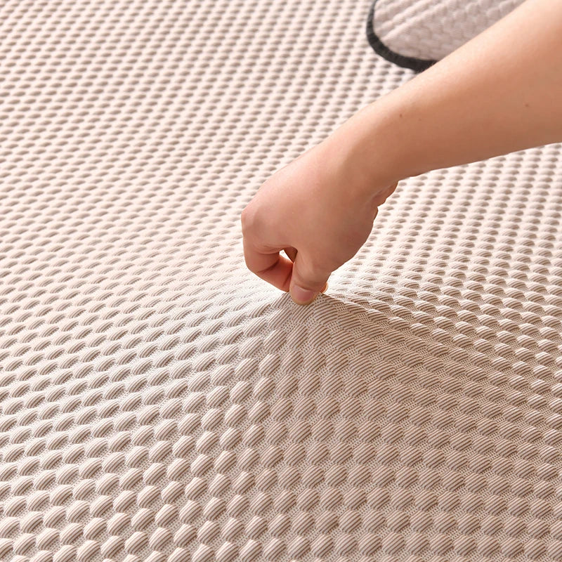 Colchón refrescante Edredón de aire acondicionado suave Cojín ligero Fibra de tacto fresco Alfombrilla transpirable Agradable a la piel 1 unidad