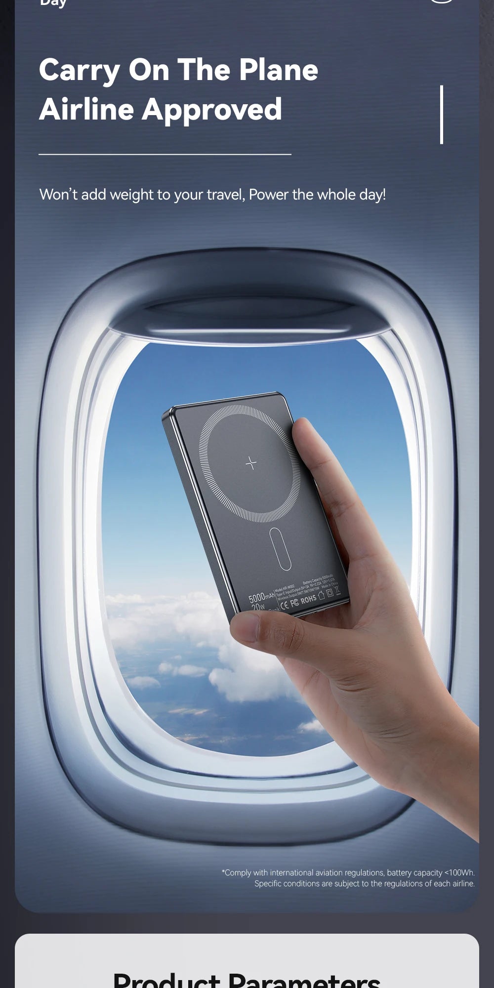 Essager tynn trådløs powerbank magnetisk 20W 5000mAh bærbar hurtiglading eksternt batteri for Magsafe for iPhone 16 15 14 13