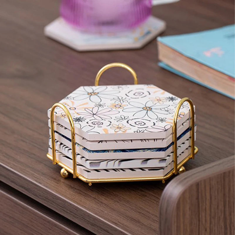 Support de dessous de verre en silicone pour tapis de table, organiseur de rangement pour tasses à thé et café, accessoires de cuisine