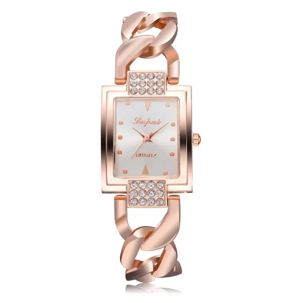 Relojes de Mujer de Marca Superior, Lujo, Pulsera Dorada, Reloj de Mujer, Relojes de Rhinestone para Dama, Reloj, Reloj Mujer, Montre Femme
