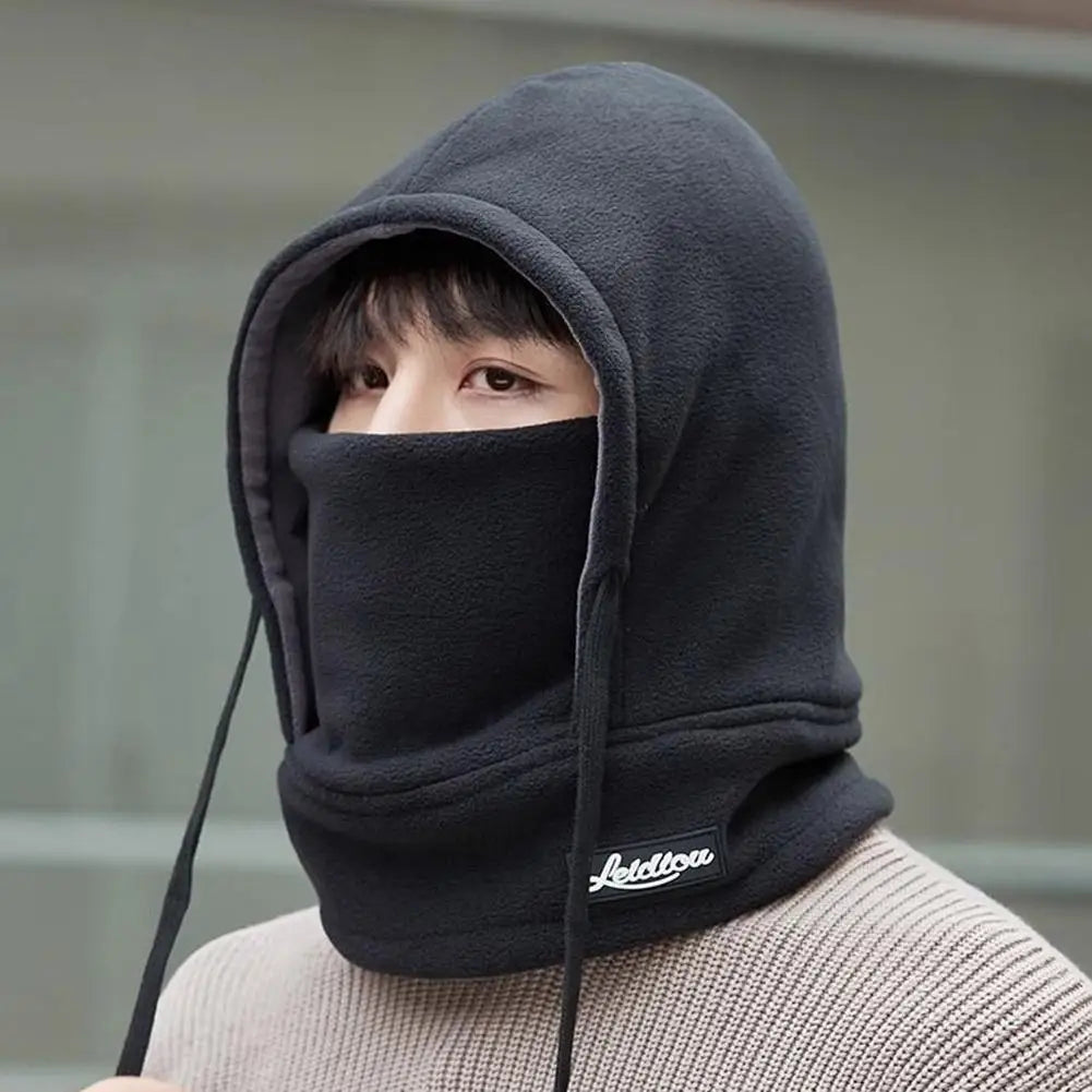 Nueva Máscara de Esquí Balaclava de Lana de Cara Completa para Invierno Gorro Cortavientos Cálido de Felpa para Cuello, Capucha Gruesa para Exteriores