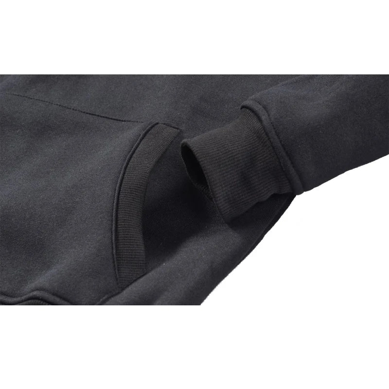 Sudadera con capucha para hombre, a la moda, cálida, con estampado gráfico, estilo Hip Hop, informal, tipo jersey, ropa de calle, para primavera y otoño, nueva