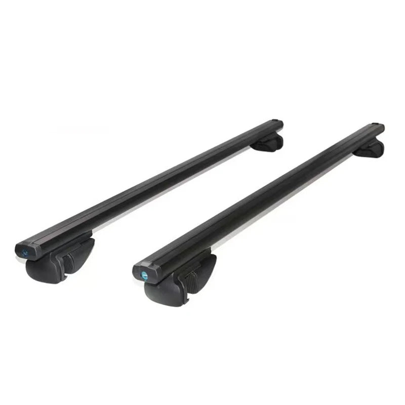 2pcs Universal Waterproof Top Bag Storage Luggage Rack For SUV Aluminum Alloy & ABS Material Jeep Roof Rack Auto Accessory
