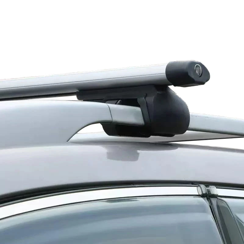 2pcs Universal Waterproof Top Bag Storage Luggage Rack For SUV Aluminum Alloy & ABS Material Jeep Roof Rack Auto Accessory