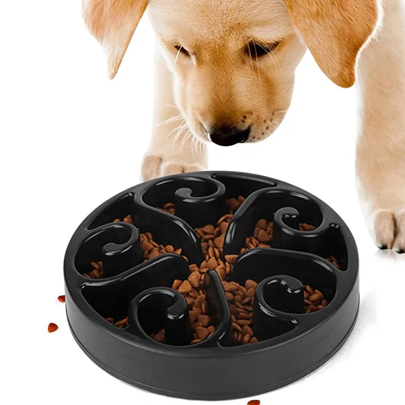 Comedero Lento para Perros, Divertido, Antideslizante, Anti-Glotón, Comederos Más Lentos, Cuenco Ecológico para Perros Grandes, Medianos, Pequeños y Cachorros