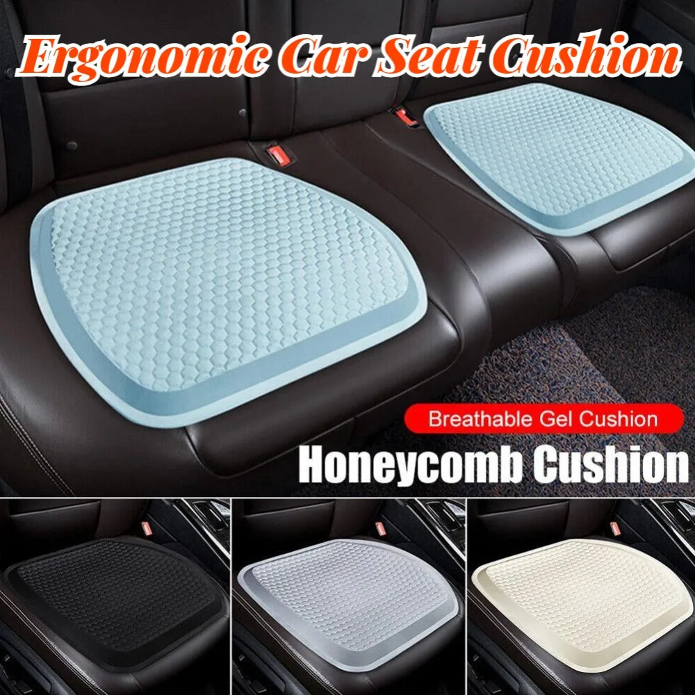 Cool Down Summer with The Universal Car Honeycomb Ice Filigree Gel Cushion Car Seat Cushion Ergonomic and Comfortable for Riding