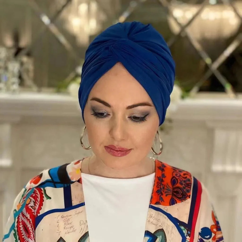 Gorro de Hiyab Musulmán Modesto – Envoltorio Instantáneo de Jersey