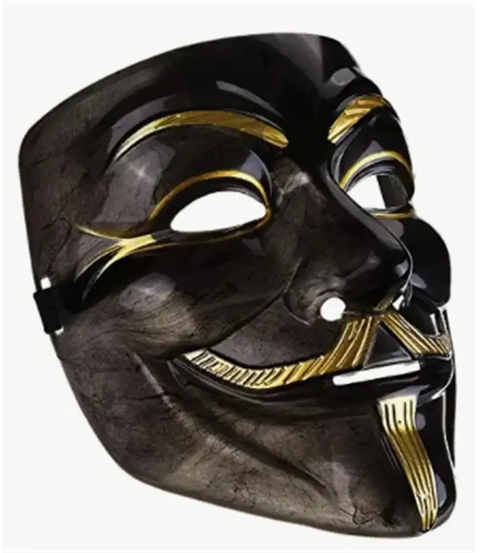 Máscaras de Cosplay de Halloween Máscara de Anónimo de V de Vendetta para Adultos y Niños, Máscara Temática de Película, Regalo de Fiesta, Accesorio de Disfraz de Cosplay