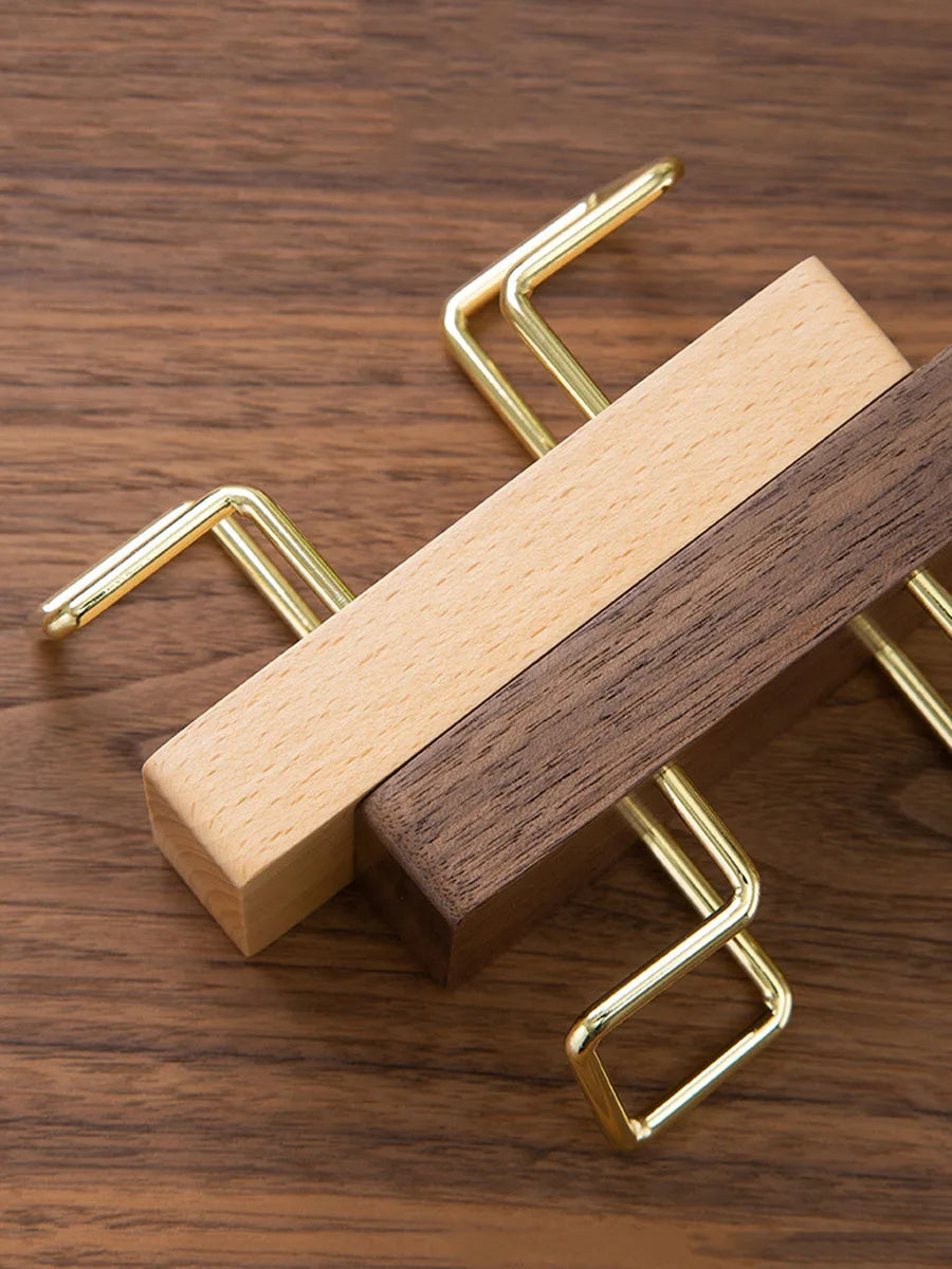 Tarjetero Organizador de Tarjetas de Negocio Soporte de Exhibición para Escritorio Accesorios de Oficina para Mostrador de Notas Estantería de Mesa Soporte de Madera para Tarjetas Almacenamiento en el Hogar