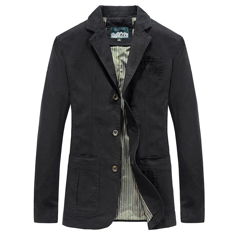 Chaqueta de traje para hombre, primavera otoño, nuevo color sólido, impermeable, cortavientos, abrigo, marca para hombre, ropa exterior, moda, chaqueta informal ajustada para hombre