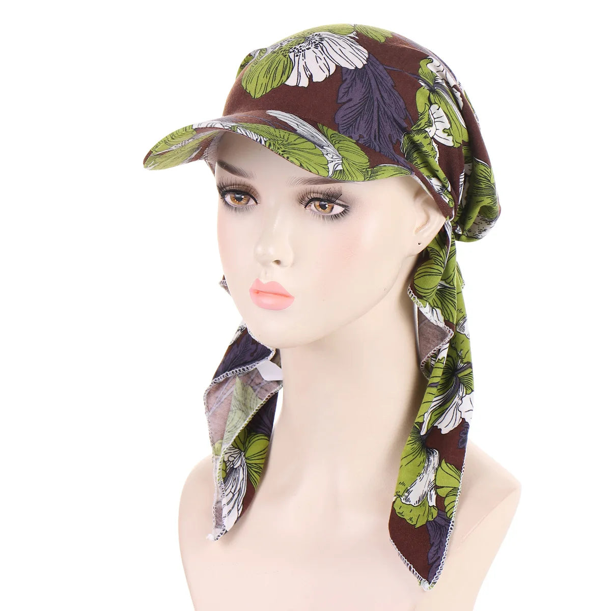 Brim Hijab Baseball Cap