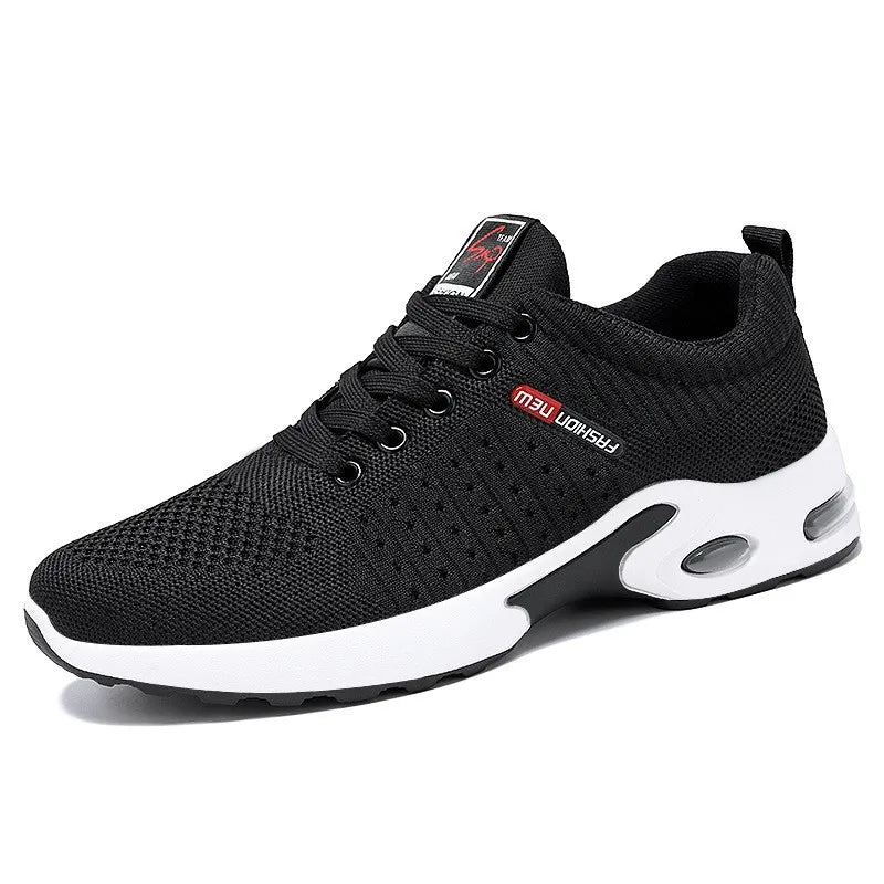 Zapatos de hombre primavera nueva tendencia zapatos de hombre transpirables con cordones zapatillas de correr versión coreana de zapatos ligeros casuales para caminar hombre