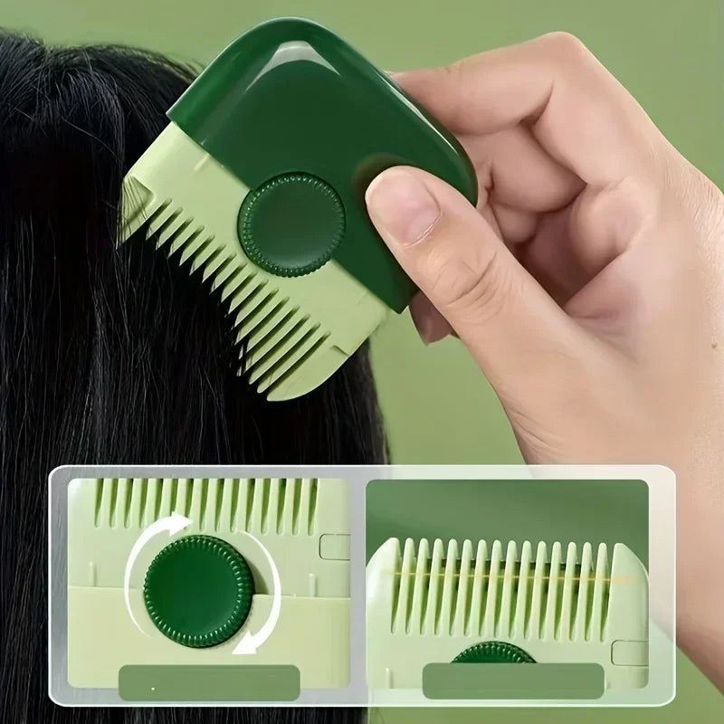 Peine Cortapelos 2 en 1 - Herramienta Multifuncional de Uso Diario para Recortar y Entresacar Todo Tipo de Cabello