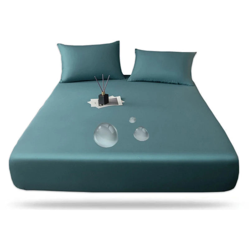 WOSTAR Waterproof mattress protector cover 150x190 single double queen king size elastic fitted sheet style bed protection pad