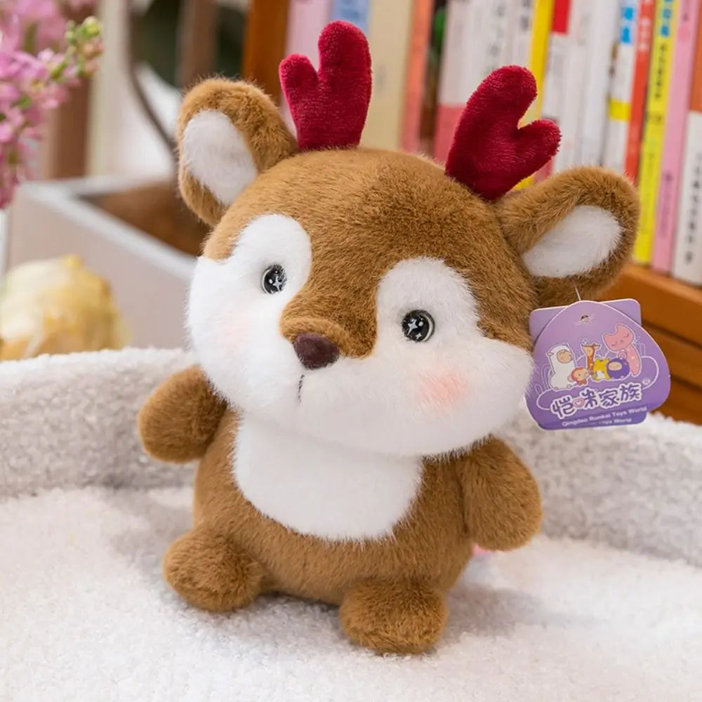 Peluche adorable de 16 cm, oreiller en forme d'ours, d'éléphant, super doux, idéal pour dormir.