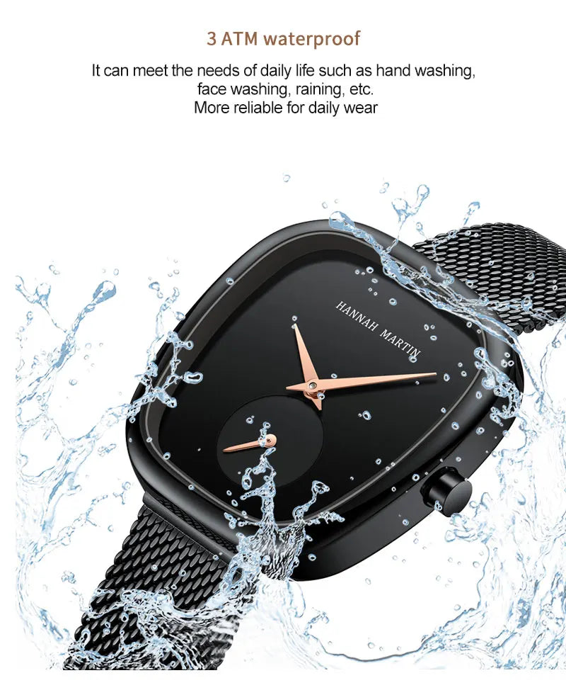Reloj de pulsera para mujer de cuarzo, de marca superior, de moda de lujo, con movimiento japonés, diseño original, impermeable, con caja de regalo