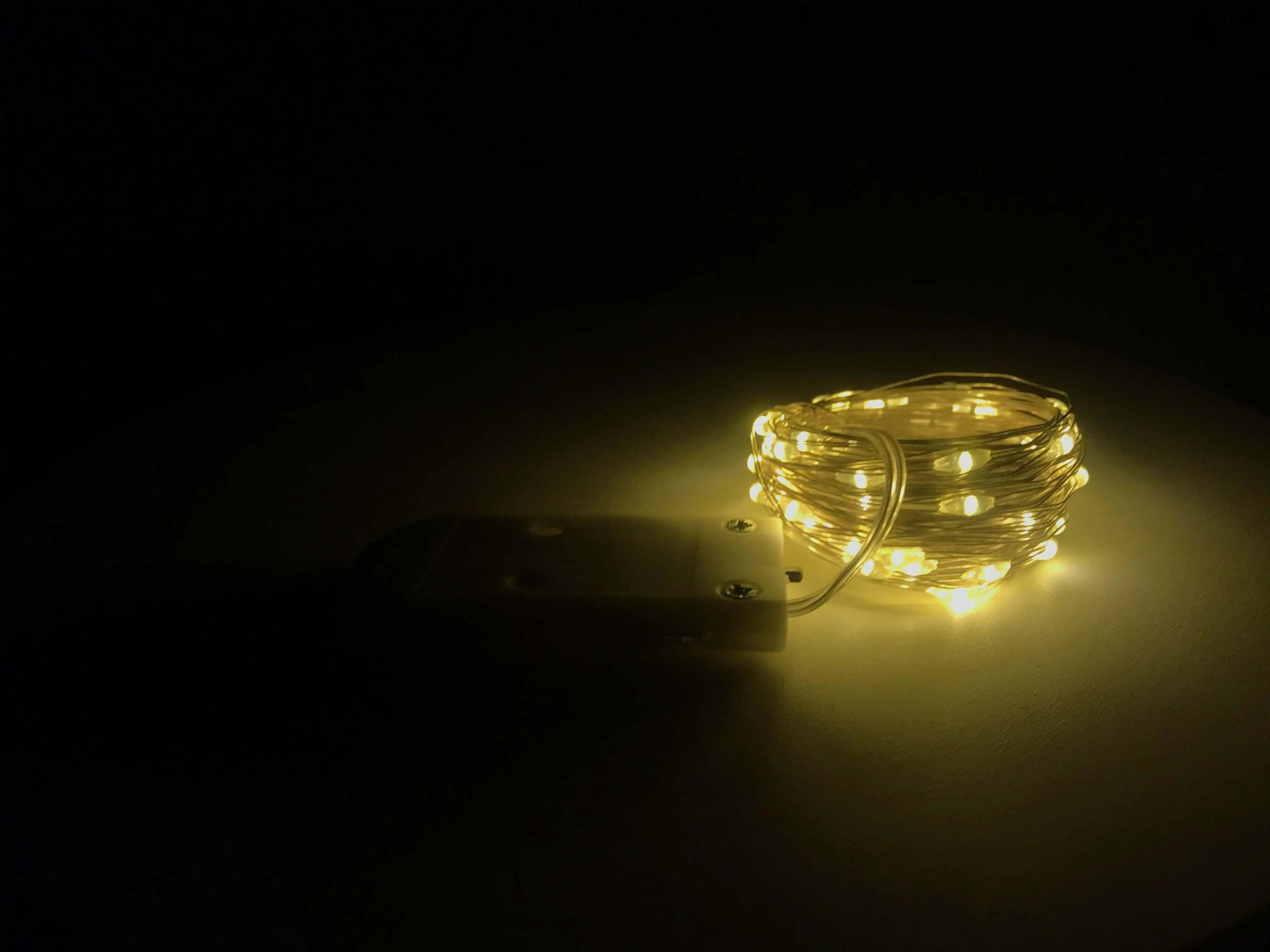 Luces LED de cadena, luz de noche, iluminación navideña, guirnalda de hadas de 1M, 2M, 3M, 5M, luz decorativa para Año Nuevo, boda, fiesta de cumpleaños