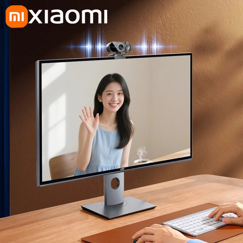 Xiaomi Q27 4K Webkamera 2K Autofokus Streaming Webkamera 1080P Full HD Videokamera Med Mikrofon For PC Laptop For Live 2025 Nytt