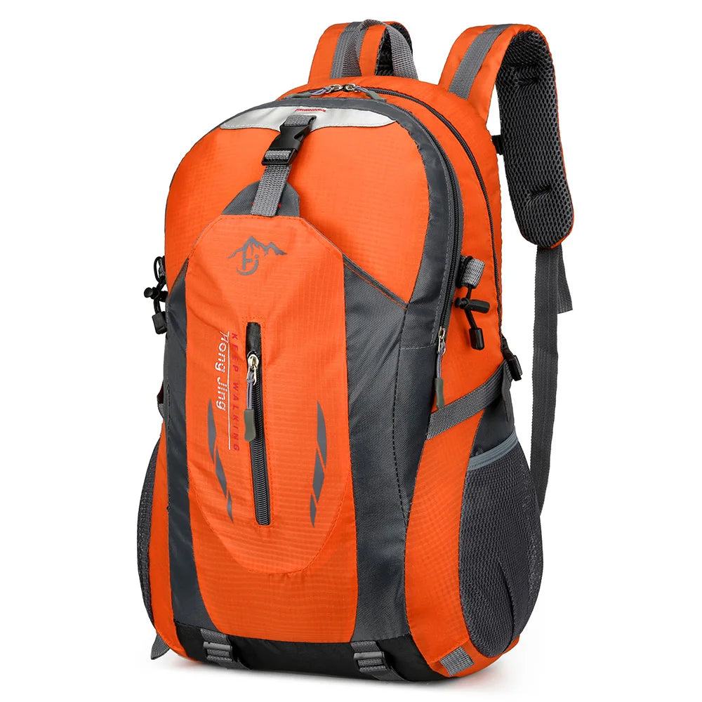 Mochila de senderismo de 40 L impermeable, ligera, para senderismo al aire libre, mochila de viaje para hombres y mujeres, mochila de montañismo