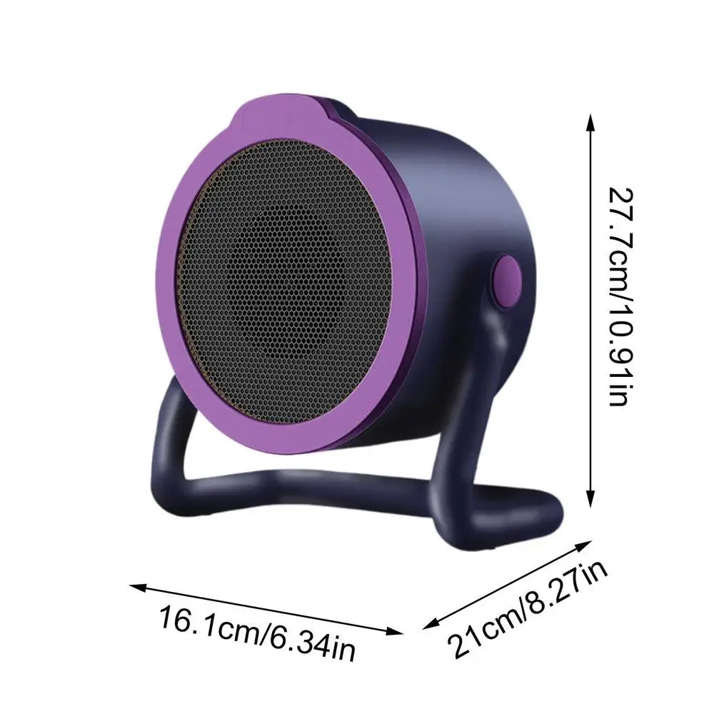 500W bærbar varmeovn – Rask oppvarming av personlig elektrisk varmeovn