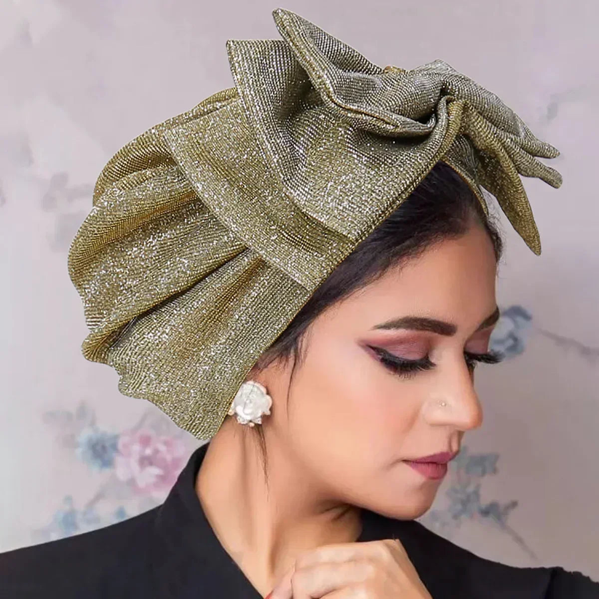 Women’s Sequin Knotted Turban – Elegant, Comfortable & Perfect for Any Occasion